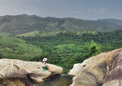 Hochzeitsreise Sri Lanka Koslanda Aussicht vom Berg