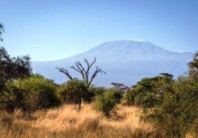 Kenia Safari Amboseli Sentrim Camp Aussicht Kilimanjaro