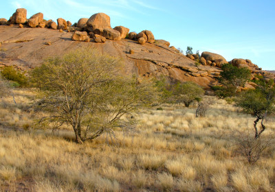 Namibia Safari Damaraland Felsen