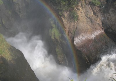 Uganda Ruanda Reise Murchison Falls Nationalpark Wassfall