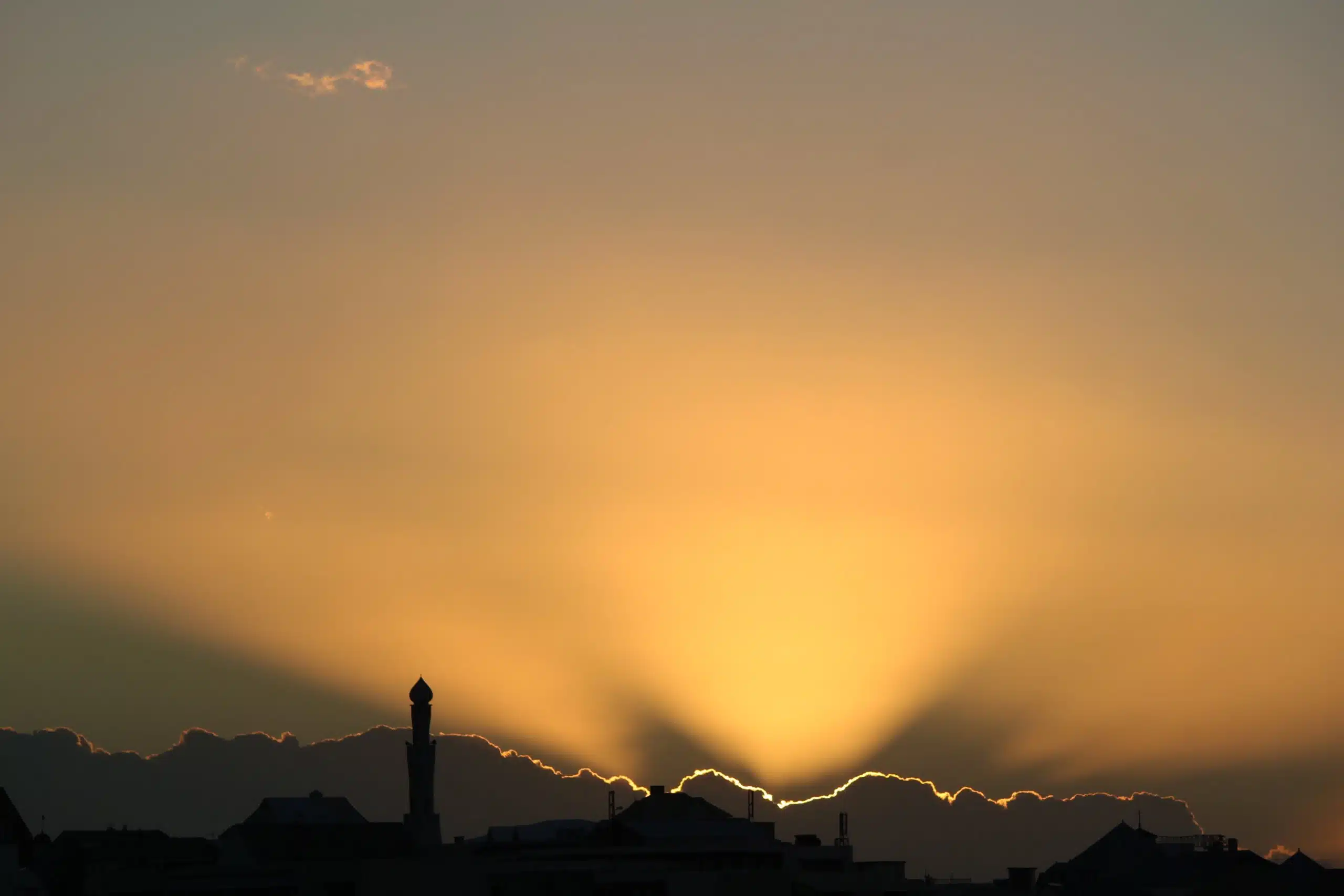 La Réunion und Mauritius Reise Salazie Sonnenuntergang Moschee