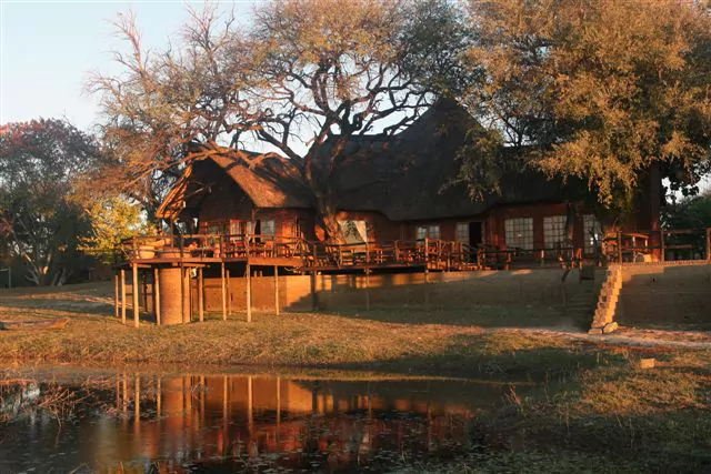 Namibia Safari Rundu Kaisosi River Lodge Terrasse