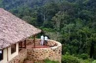Uganda Rundreise Bwindi Nationalpark Engagi Lodge Aussicht