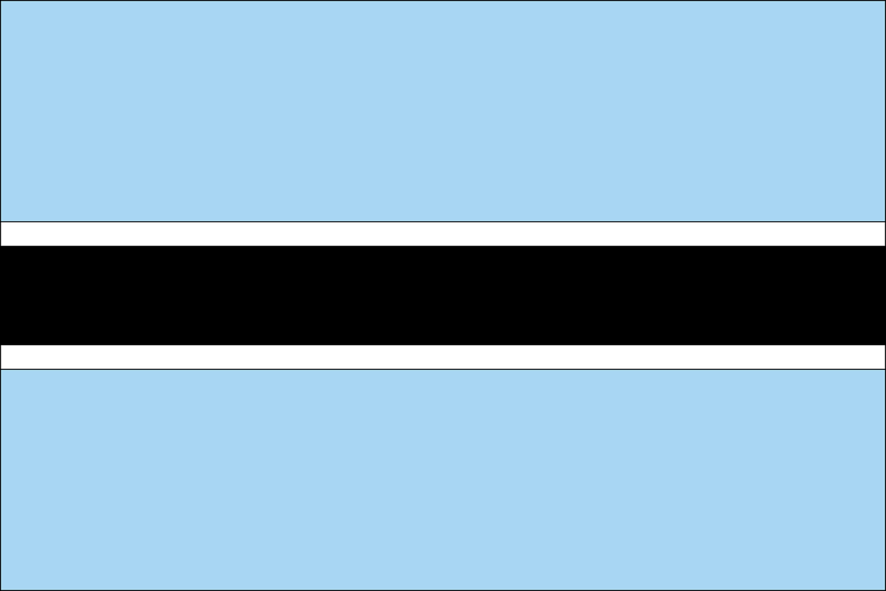 Botswana Safari Flagge