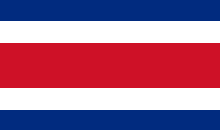 Costa Rica Rundreise Flagge