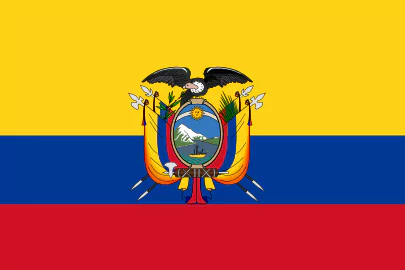 Ecuador Reisen Flagge