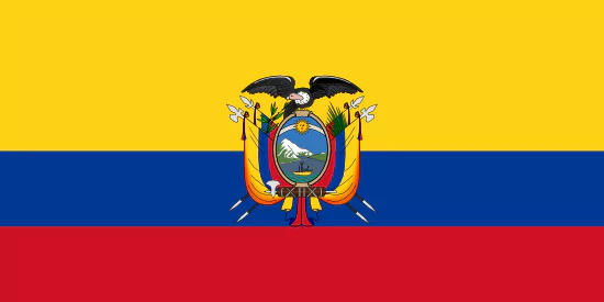 Ecuador Reisen Flagge