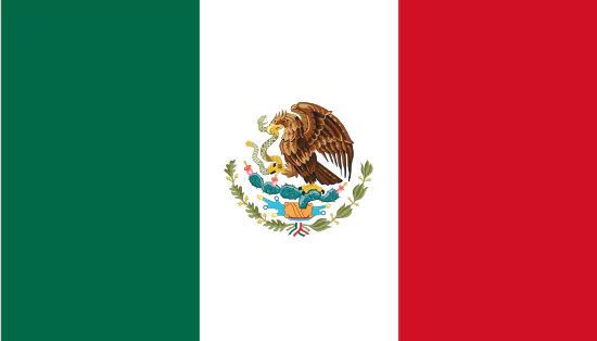 Mexiko Reisen Flagge
