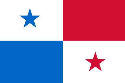 Panama Reisen Flagge