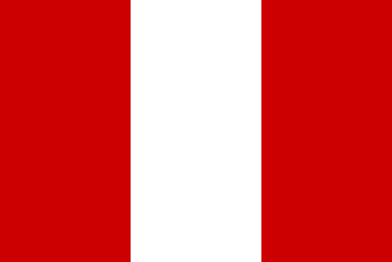 Peru Reisen Flagge