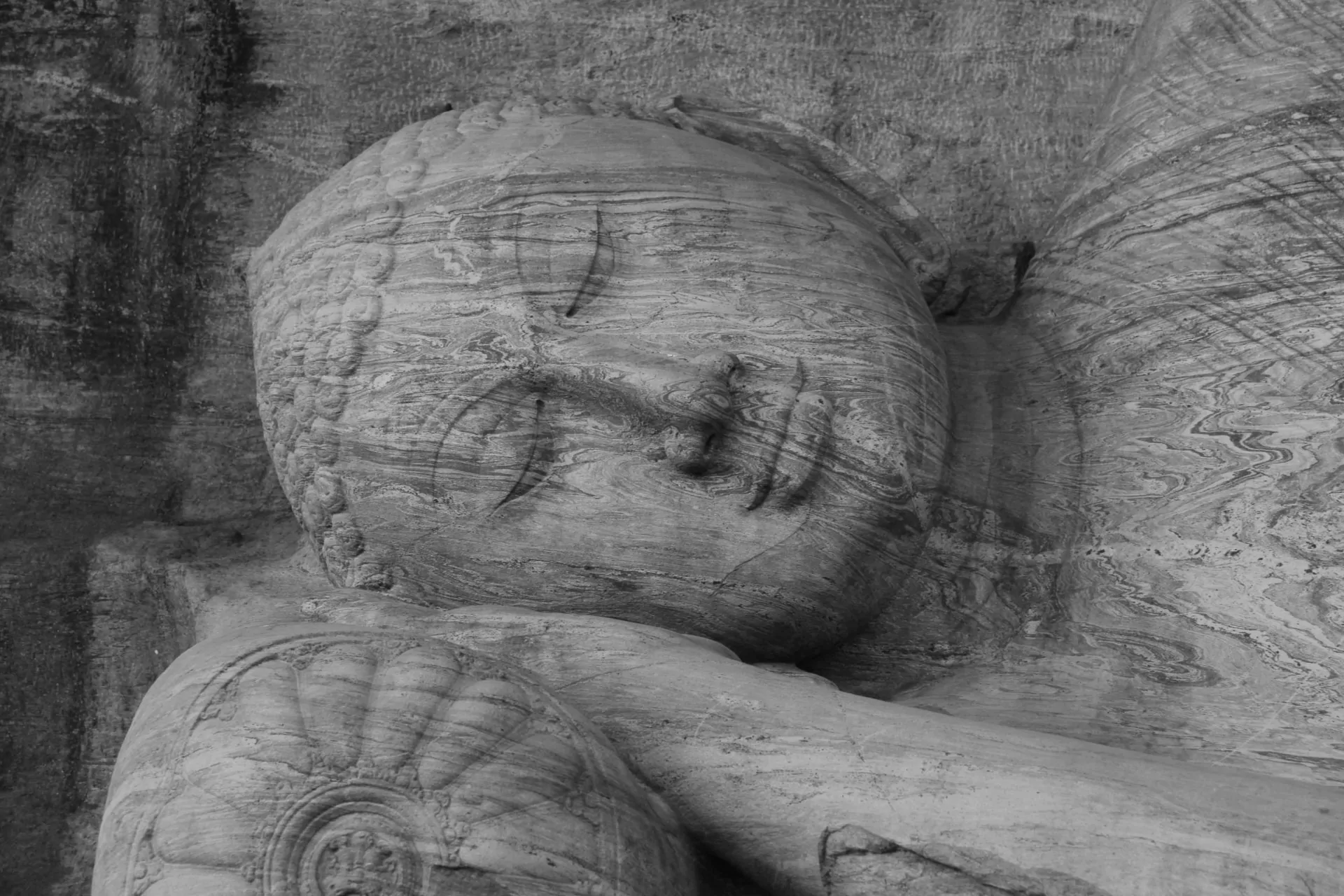 Sri Lanka Rundreisen Polonnaruwa Skulptur