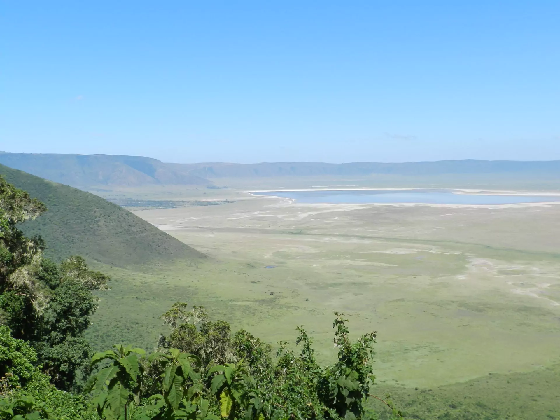 Tansania Safari Ngorongoro Wildschutzgebiet Blick in Krater