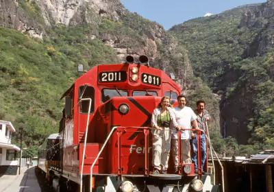 Mexiko Bahnreise Chepe rote Lok
