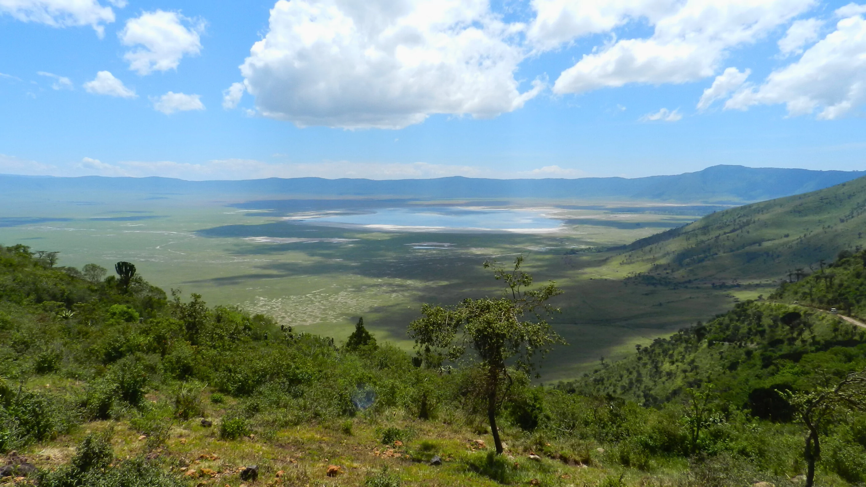 Tansania Ngorongoro Safari Krater vom Kraterrand