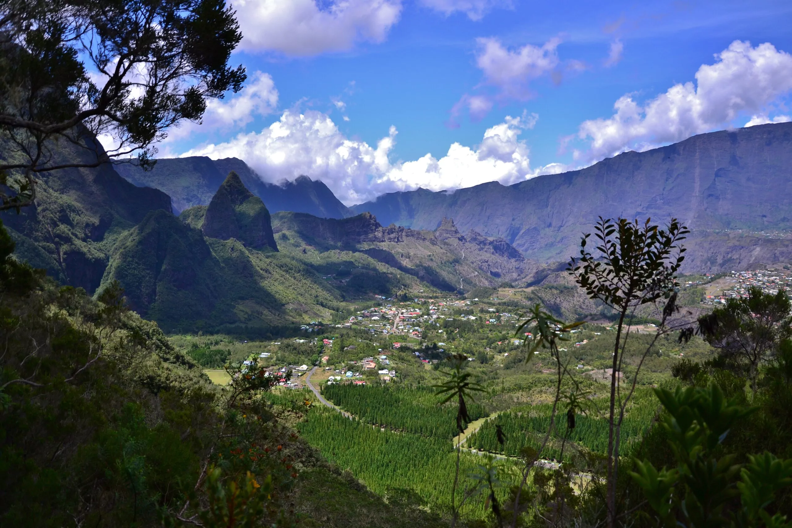 La Reunion Rundreise Wanderweg Cilaos Aussicht