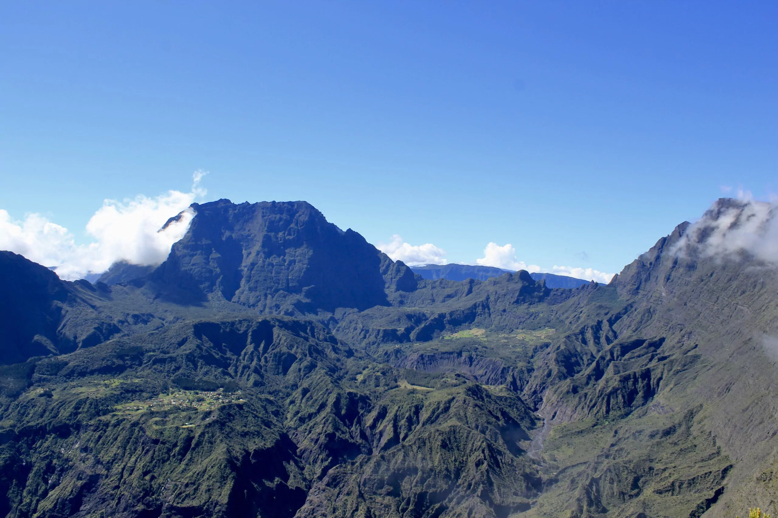 La Réunion und Mauritius Reise Salazie Mafate Blick von Maido